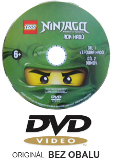 Ninjago Rok hadů - 1.a2.díl DVD